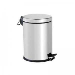 Ведро из нержавеющей стали с педалью, 30 л, матовое 0111S