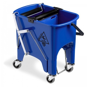 Ведро для уборки с отжимом SQUIZZY 15л на колесах