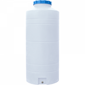 Ємність 500 л вузька вертикальна во пб біла