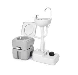 Комплект для кемпинга: биотуалет и переносной умывальник 1120T + CHH-7701
