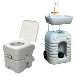 Комплект для кемпинга: биотуалет и переносной умывальник 1020T + CHH-7704