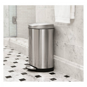 Урна с педалью полукруглая 10л FPP Delux CW1833