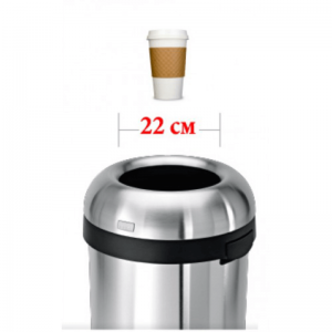 Урна открытая 60л BULLET CW1407