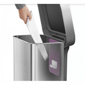 Ведро с педалью 45л FPP с карманом для мешков  CW2024