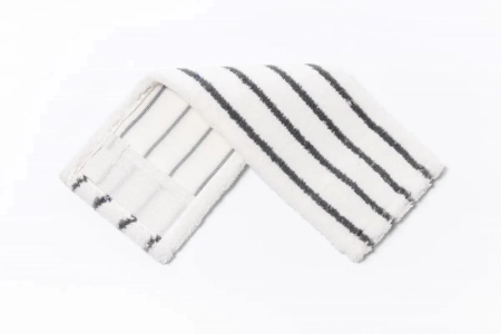 U.14 - Моп плоский с карманами, для швабры полосатый, для мытья не ровных поверхностей, 40 см.