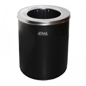 Урна для мусора 11л R-LINE с крышкой и держателем мешка M 811Black