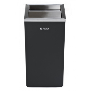 Корзина для мусора с поворотной крышкой. Rixo Solido WB056BL