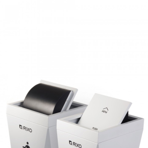 Корзина для мусора с поворотной крышкой. Rixo Solido WB060W