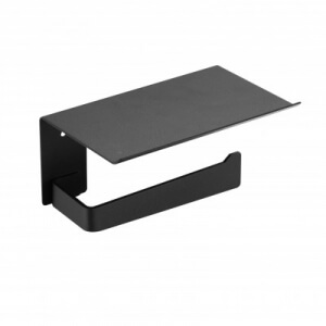 Держатель бумаги туалетной стандарт AURA с полкой AI2003B