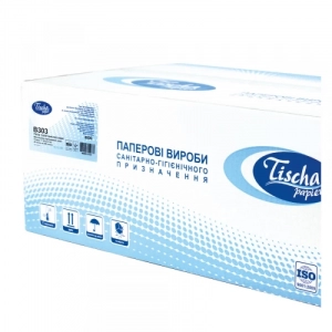 Туалетная бумага листовая макулатурная серая