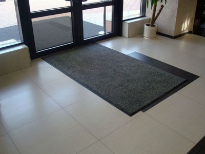 Придверный коврик ЛЕЙЛА 120*180 серый