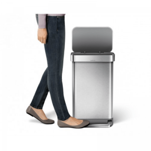 Ведро с педалью 45л FPP с карманом для мешков  CW2024