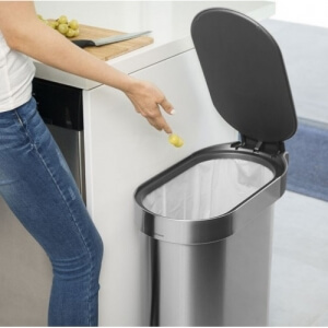 Урна с педалью 45л FPP SLIM  CW2044