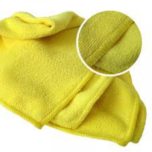 Салфетка микрофибра универсальная 35х35см 5шт желтая