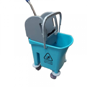 Ведро для уборки с отжимом 23 л на колёсах. VS801FGr