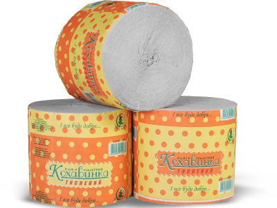 Туалетная бумага серая однослойная без гильзы К45