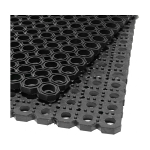 Резиновый коврик для удержания песка и грязи "Соты" 120x80 см