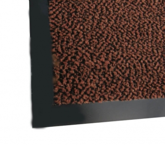 Полипропиленовый грязезащитный коврик 60*90 коричневый серии Ламбет