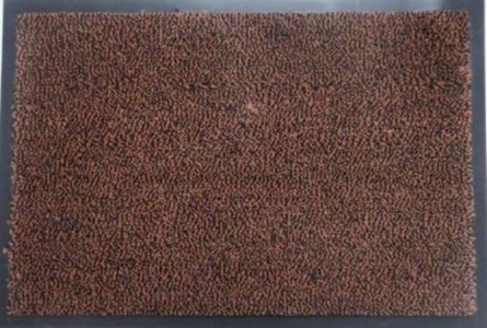 Полипропиленовый грязезащитный коврик 60*90 коричневый серии Ламбет