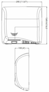 Cушилка для рук M06A