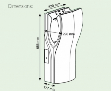 Сушилка для рук M14AB