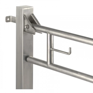 Поручень для лиц с инвалидностью стена-пол вертикальный MEDINOX