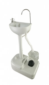 Портативный (передвижной) комплект Умывальник + Бак 5 л. CHH-7701+FT