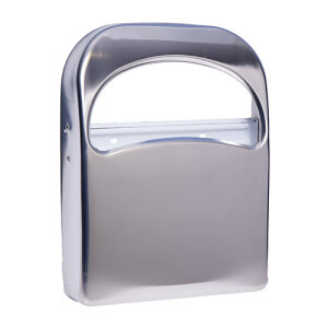 Держатель накладок на унитаз 1/4, нерж. металл, глянцевый. ZG-623C