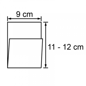 Держатель салфеток L складка. ND12
