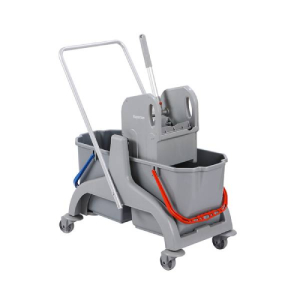 Тележка для уборки  2 ведра 25 л.Bayersan B001