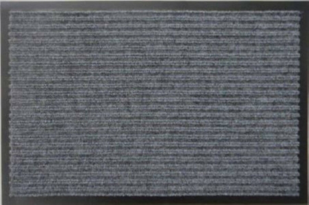 Грязезащитный коврик Дабл Стрипт 60*90 серый
