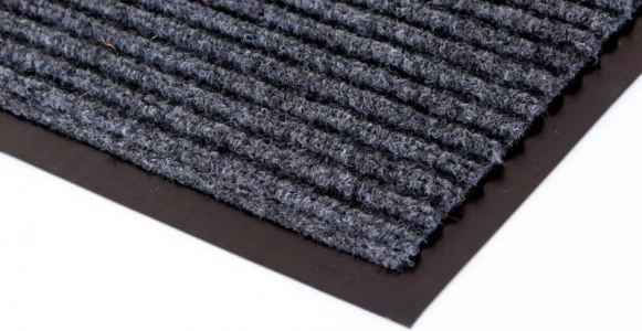 Грязезащитный коврик Дабл Стрипт 40*60 серый