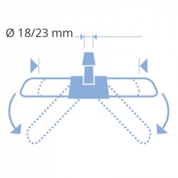Основа Мопа (швабри) для прибирання метал 00000824
