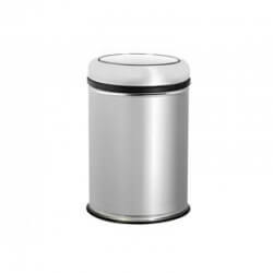 Ведро из нержавеющей стали, с поворотной крышкой, глянец, 32 л, 0135