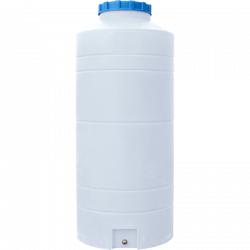 Ємність 500 л вузька вертикальна во пб біла