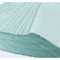 Бумажные полотенца листовые, макулатурные, зеленые, эконом P102