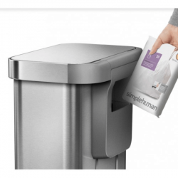 Ведро с педалью 55л FPP с карманом для мешков CW2023