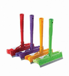 Стяжка пластиковая с щеткой для окон 22 см KCF2278