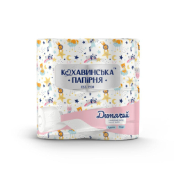 Туалетная бумага "Детская" (3-слойная) 4 шт.