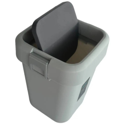 Мусорное ведро пластиковое 8 л с поворотной крышкой COB-410