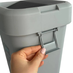 Мусорное ведро пластиковое 8 л с поворотной крышкой COB-410
