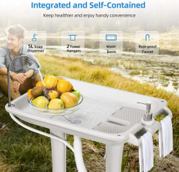 Комплект для кемпинга: биотуалет и переносной умывальник 1020T + CHH-7702