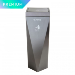 Корзина для мусора с поворотной крышкой. Rixo Solido WB060G