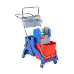 Тележка для уборки  2 ведра 25 л. Bayersan B0070