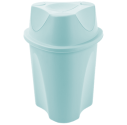 Відро для сміття PLANET TWIST 9 л сіро-блакитне
