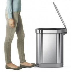 Урна с педалью 45л FPP SLIM  CW2044