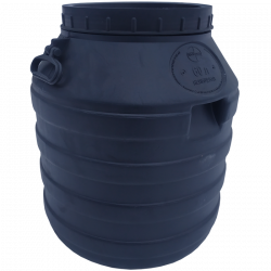 Бидон 60 литров, непищевой, Г ПБ, черный