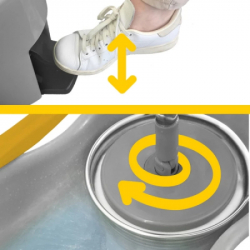 Комплект швабра + ведро с отжимом Espresso360