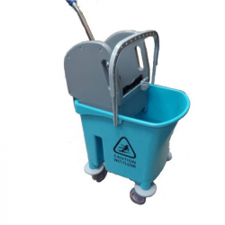 Ведро для уборки с отжимом 23 л на колёсах. VS801FGr