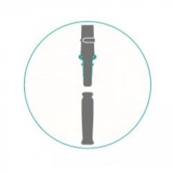 Соединитель Lampo для рукоятки 23мм 00008546